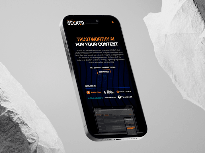 Cover image for Seeker Landing Page Design