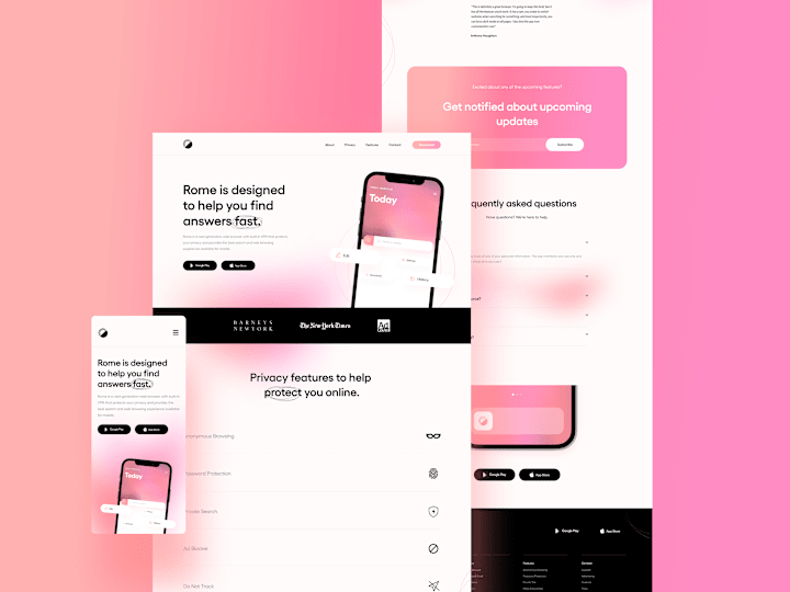 Cover image for UI/UX Design for Website or Landing page in Figma