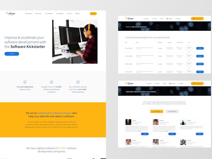 Cover image for Your Software Supplier | Figma design | New pages