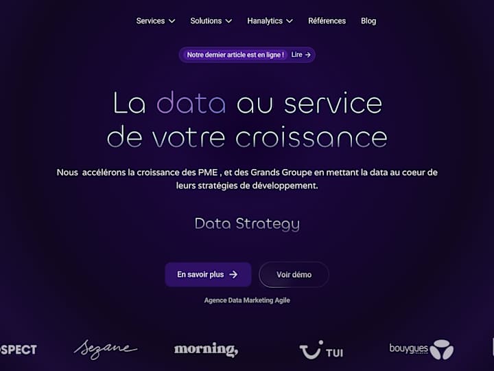 Cover image for Data Hanalytics – La data au service de votre croissance