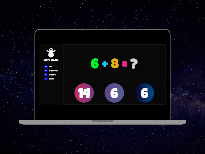 Cover image for Math Magic: Fun-Filled Arithmetic Learning Game for Kids