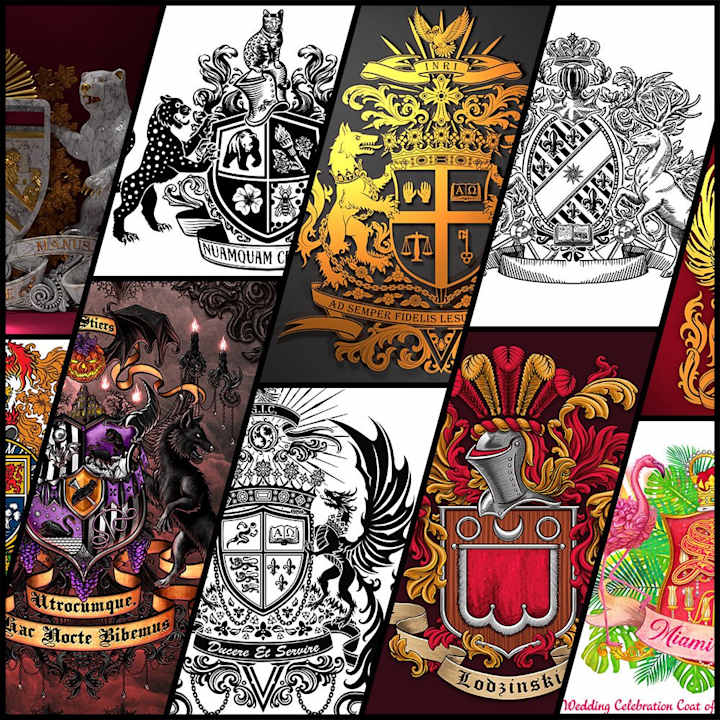 Cover image for Custom Coat of Arms & Personalized Family Crests