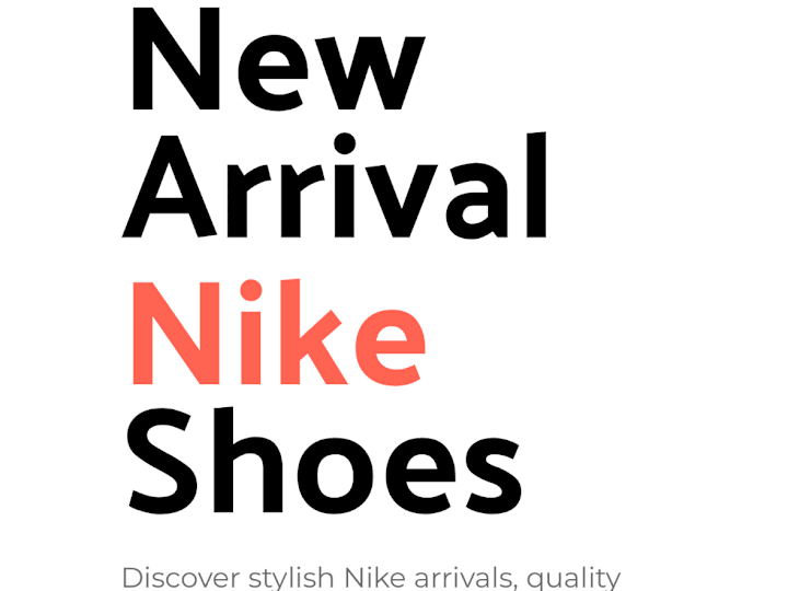 Cover image for The New Arrival Nike Shoes