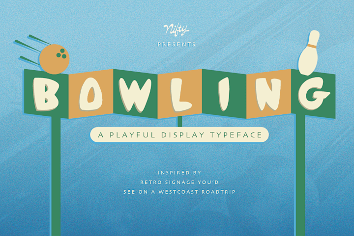 Cover image for Bowling Font