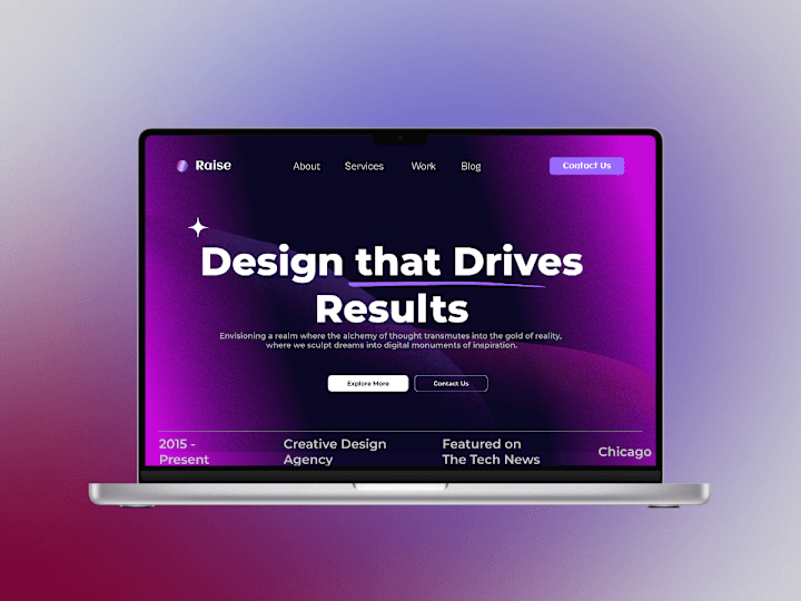 Cover image for Design Agency Website 