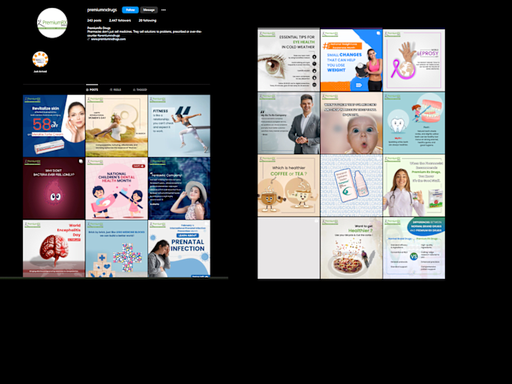 Cover image for PremiumRXDrugs - Social Media