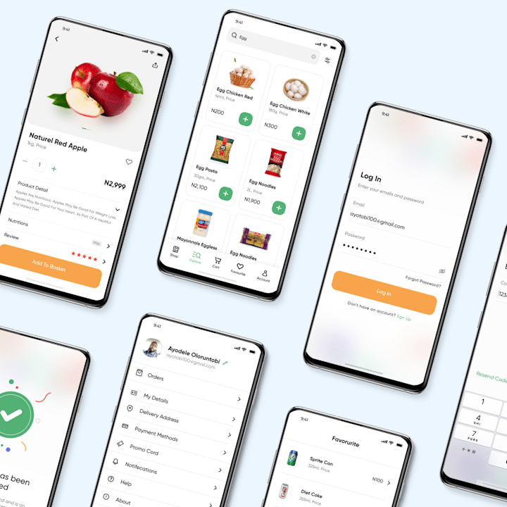 Cover image for Xpresso Grocery App on Behance