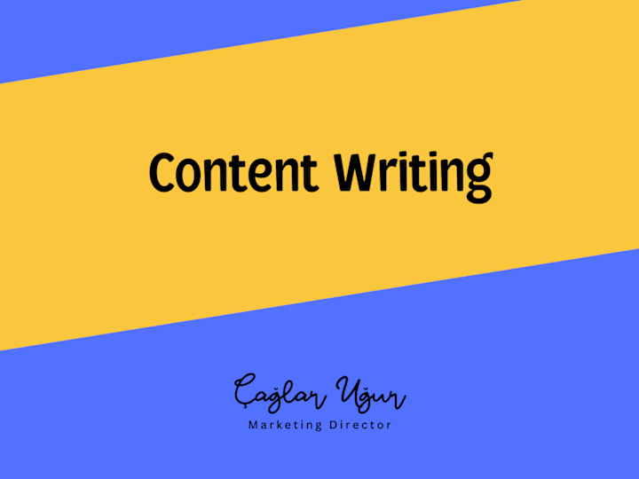 Cover image for I Will Write a Unique Marketing Article