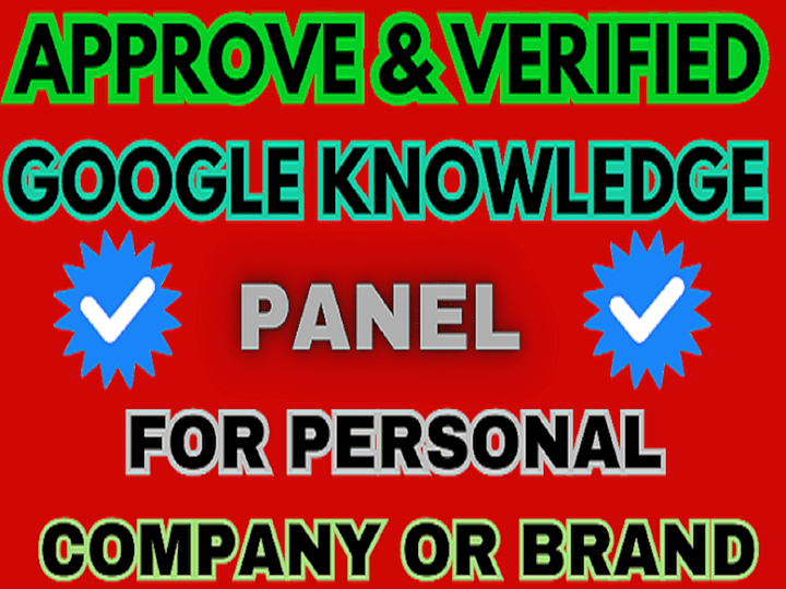 Cover image for I will build perfect google knowledge panel personal, brand