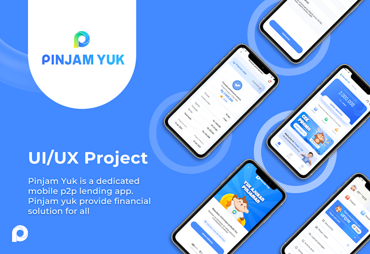 Cover image for Pinjam Yuk Mobile App UX Research and design on Behance