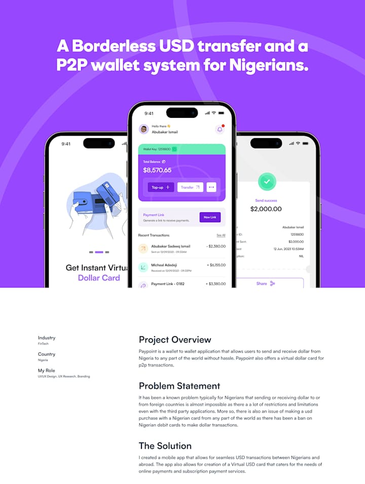 Cover image for Paypoint UX Case Study :: Behance
