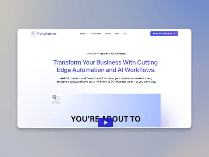 Cover image for FlowSystems