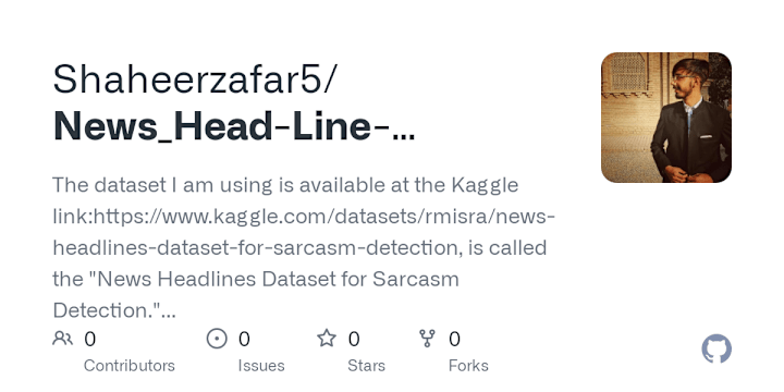 Cover image for Shaheerzafar5/News_Head-Line-Sarcasm-Detection