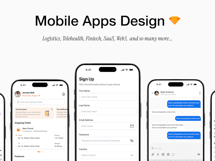 Cover image for Mobile App UI/UX Design