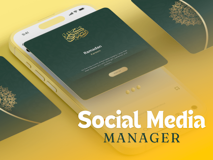 Cover image for Social media management for islamic and other content