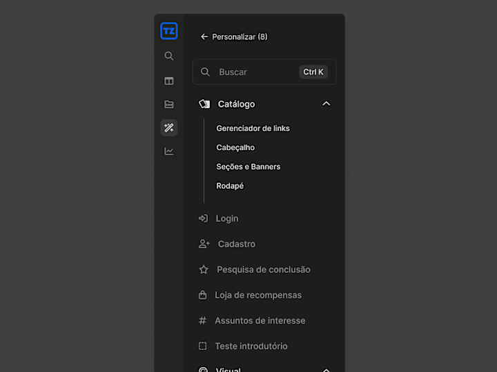 Cover image for Transforming the browsing experience into a sidemenu