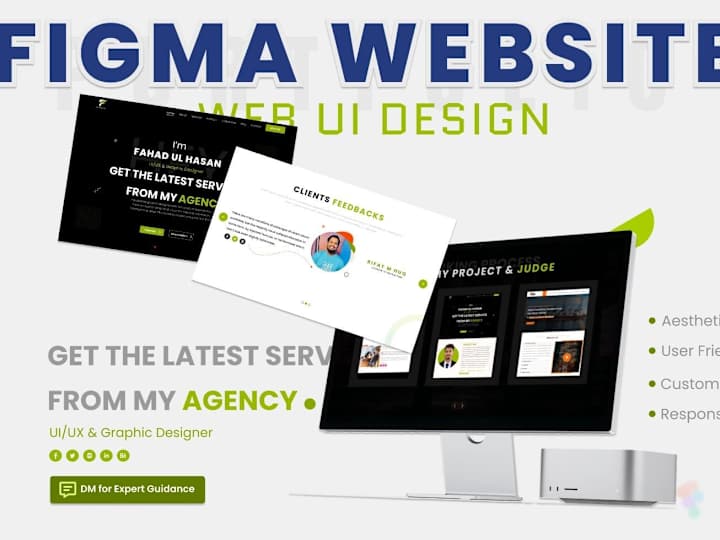 Cover image for Website UI/UX, LANDING PAGE, WEB UI DESIGN