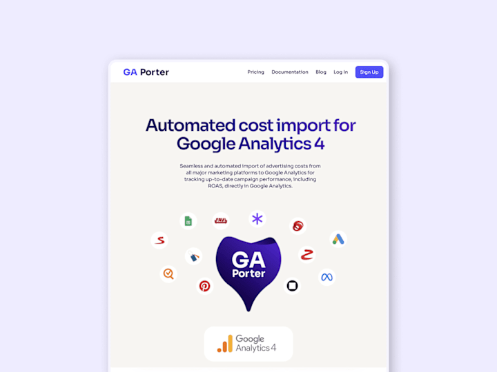 Cover image for GA Porter Framer Landing Page