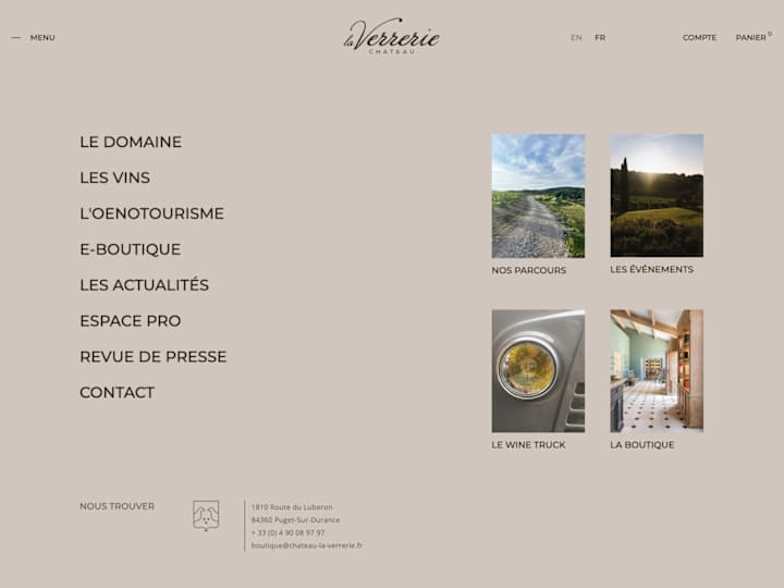 Cover image for Château la Verrerie — Shopify Migration and eCommerce Redesign