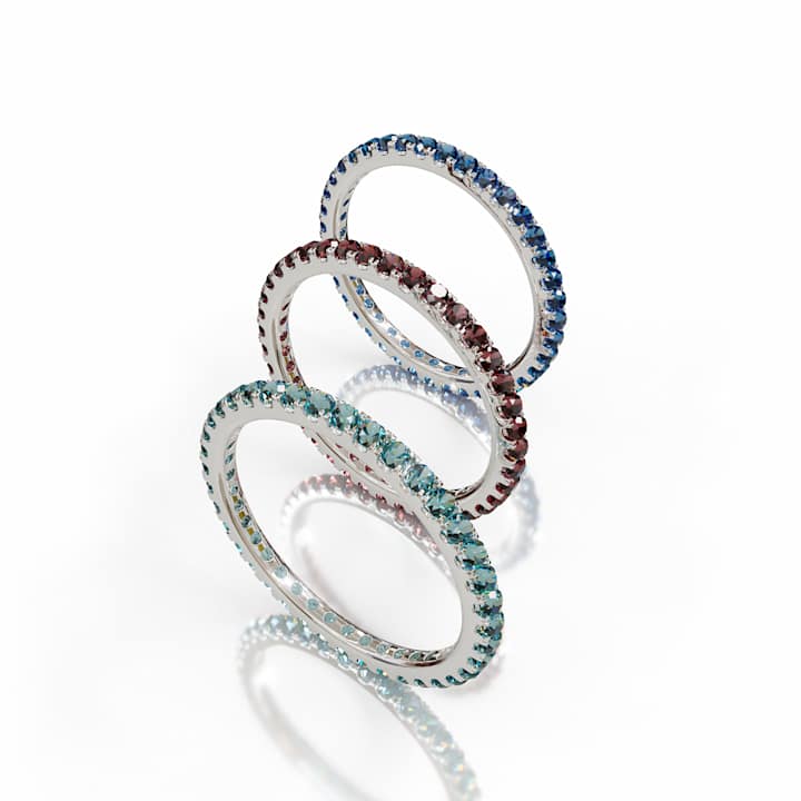 Cover image for Siblings of Splendor: Topaz, Sapphire, and Ruby Rings :: Behance