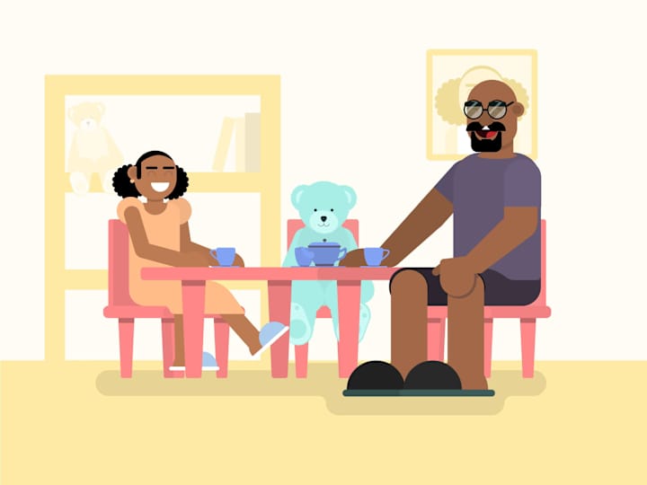 Cover image for Father Time (Father's Day Illustration)
