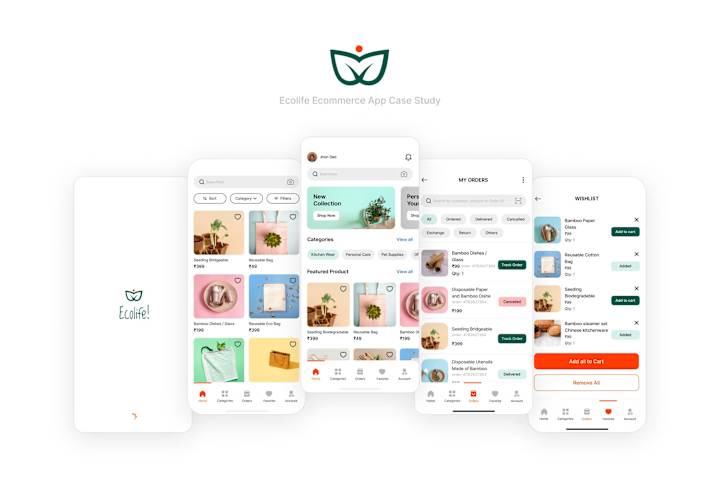 Cover image for EcoLife - Shopping App Case Study