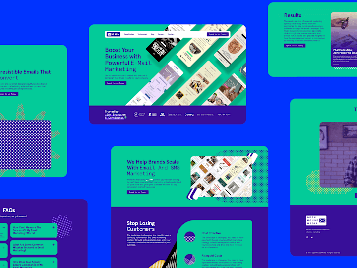 Cover image for Email Marketing Agency Website - Open House Media