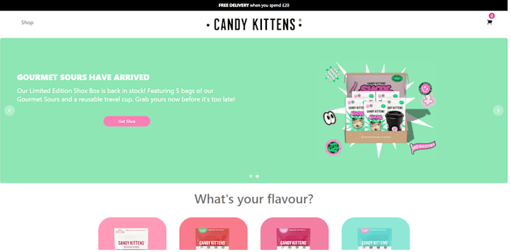 Cover image for Candy Kittens Inspired Shopify Website (Next.js)