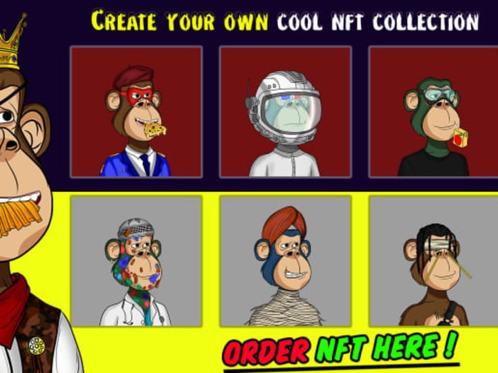 Cover image for Generate 10k nft art collection, 3d modeling, character design …