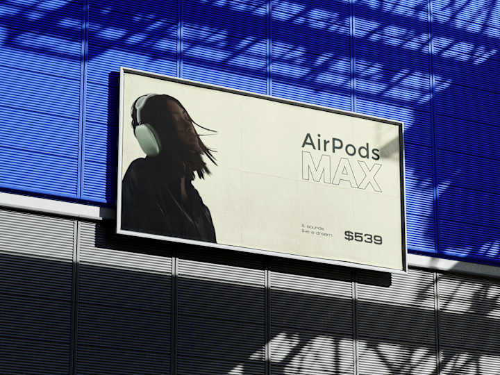 Cover image for 🎧 Apple AirPods MAX Advertise for Instagram