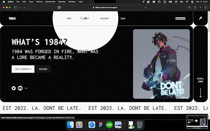 Cover image for 1984 Global Landing Page