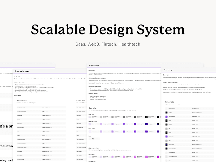 Cover image for Scalable Product Design System