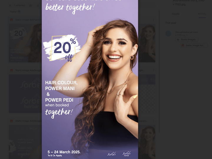 Cover image for Print and digital collateral for beauty and grooming company.