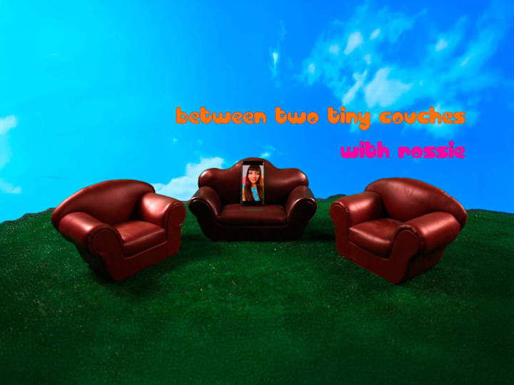 Cover image for Between Two Tiny Couches: A Showcase of Creative Conversations