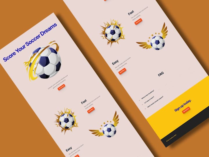 Cover image for Soccer Academy Website | Framer