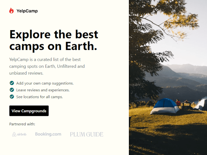 Cover image for YelpCamp