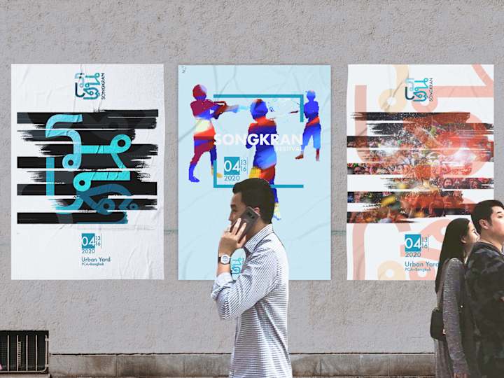 Cover image for เทศกาลสงกรานต์ Thailand Water Festival | Brand Identity