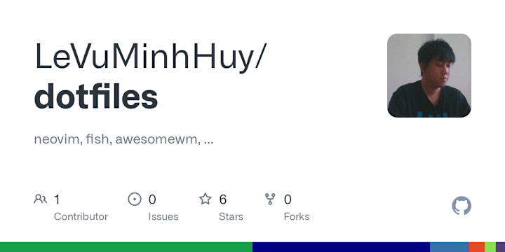 Cover image for LeVuMinhHuy/dotfiles