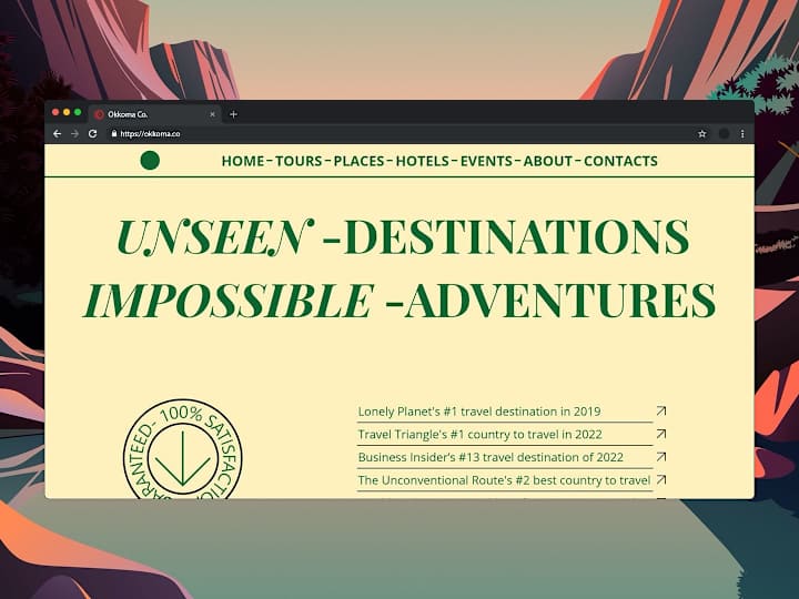 Cover image for Tour Package Website