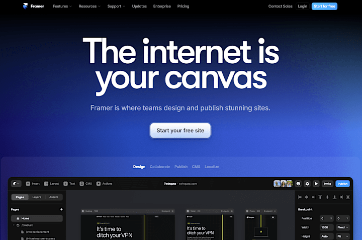 Cover image for Framer / Webflow Entire Website Build (Design & Development)