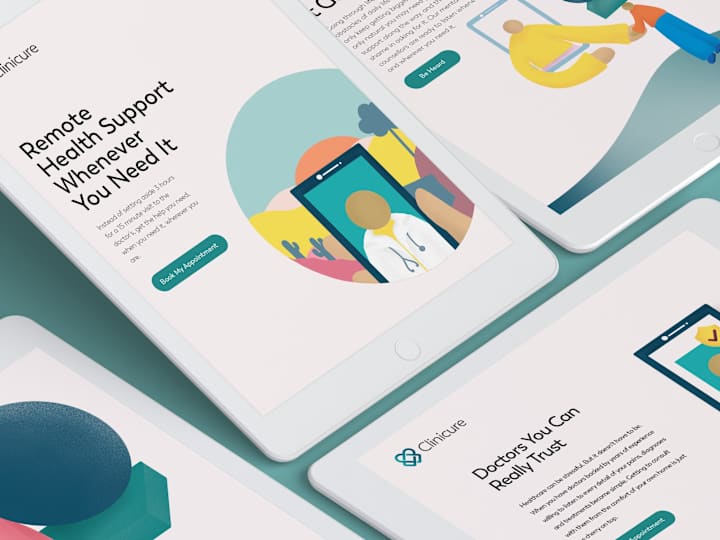 Cover image for Clinicure Brand Identity Design