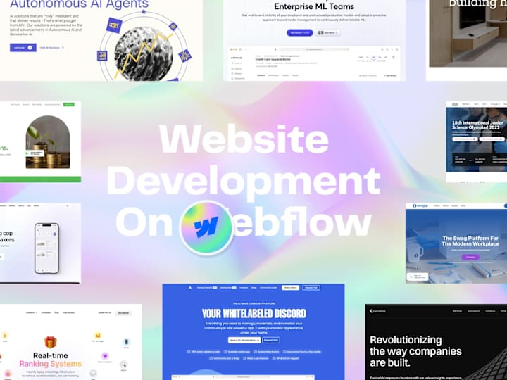 Cover image for Website development on Webflow