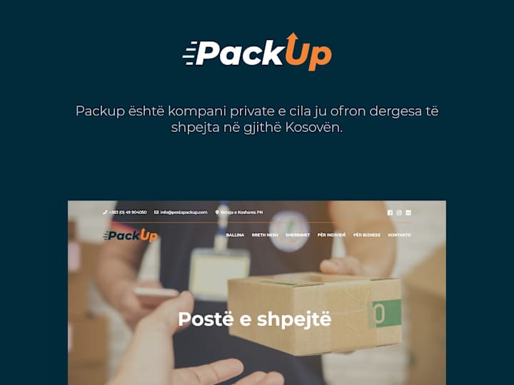 Cover image for Web Design - Packup