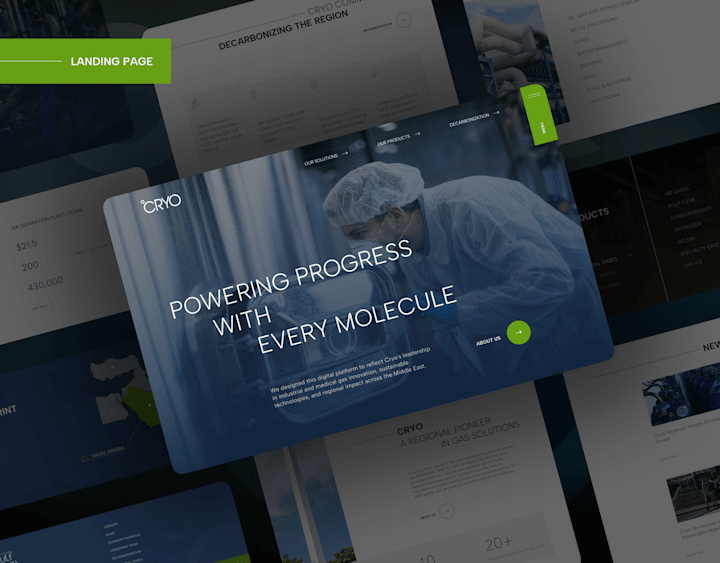 Cover image for Landing Page | Industrial