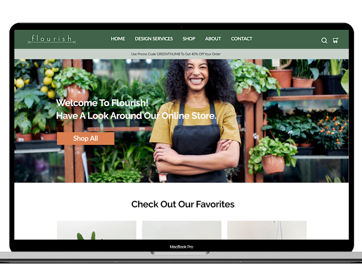 Cover image for Flourish Website Redesign