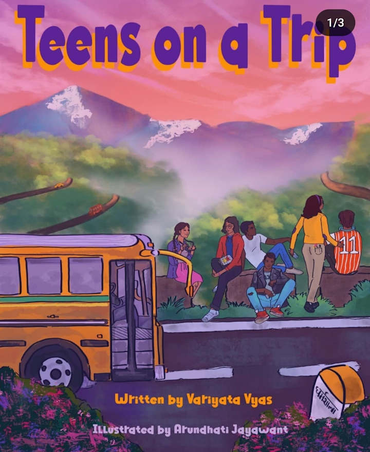 Cover image for Teens on a Trip (book cover)