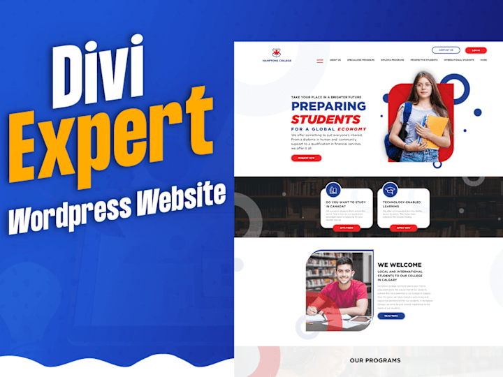 Cover image for Divi Expert | Crafting Modern and Stunning Wordpress Websites