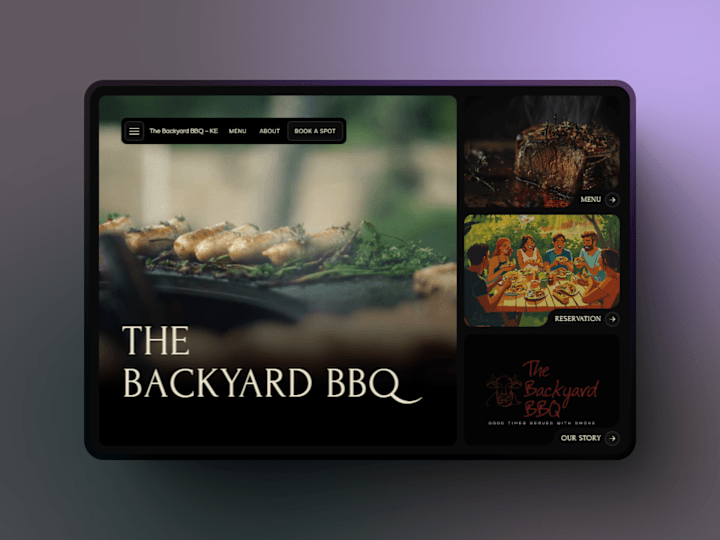 Cover image for The Backyard BBQ KE | Framer Design and Development