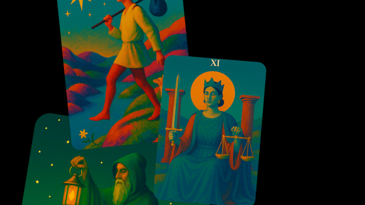 Cover image for The Velvet Tarot Set - Generative AI