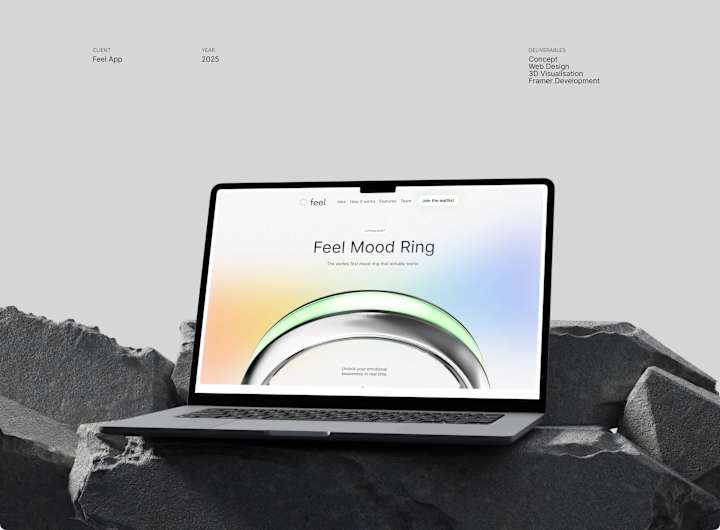 Cover image for Amazing Smart Mood Ring Website | Design & Development